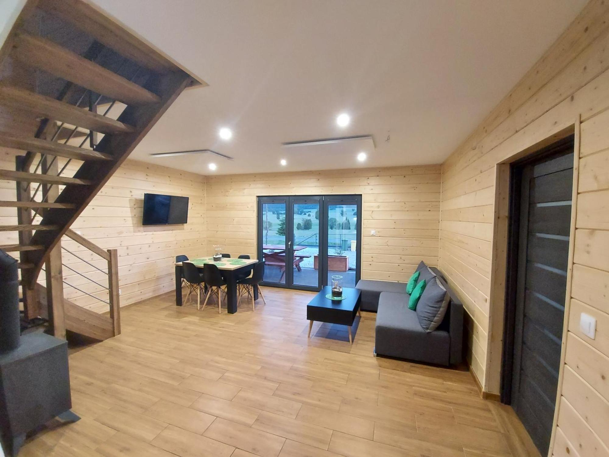Osada Orlica Klimatyczne Domki Z Widokiem Na Gory I Termalnym Spa Sauna Jacuzzi 4 Km Od Zieleniec Ski Arena Lasowka Exterior foto